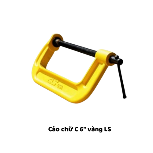 Cảo chữ C 6" vàng LS