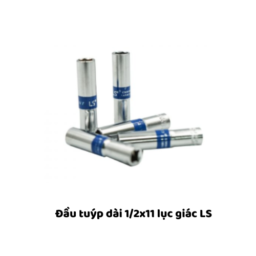 Đầu tuýp dài 1/2x11 lục giác LS