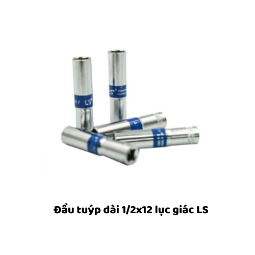 Đầu tuýp dài 1/2x12 lục giác LS