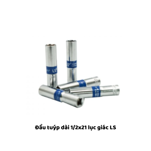 Đầu tuýp dài 1/2x21 lục giác LS