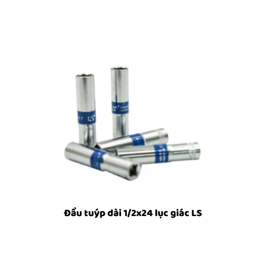 Đầu tuýp dài 1/2x24 lục giác LS