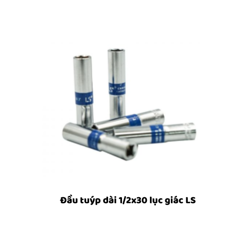 Đầu tuýp dài 1/2x30 lục giác LS