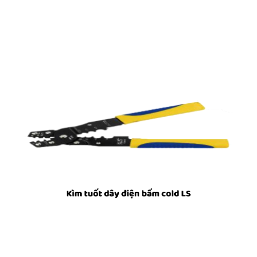 Kìm tuốt dây điện bấm cold LS