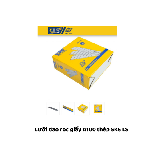 Lưỡi dao rọc giấy A100 thép SK5 LS