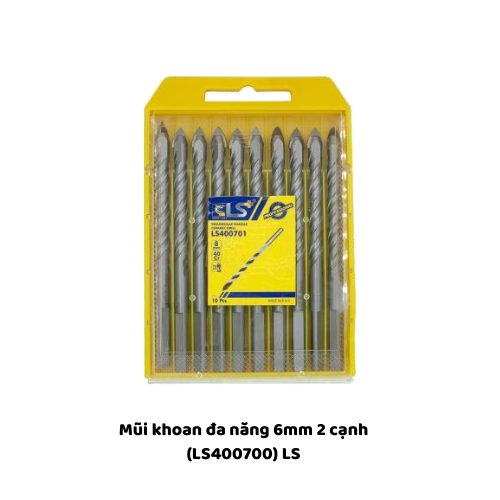 Mũi khoan đa năng 6mm 2 cạnh (LS400700) LS 