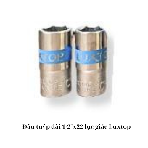 Đầu tuýp dài 1/2"x22 lục giác Luxtop