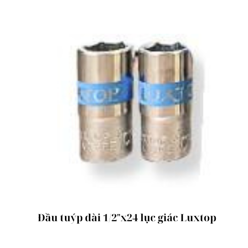 Đầu tuýp dài 1/2"x24 lục giác Luxtop