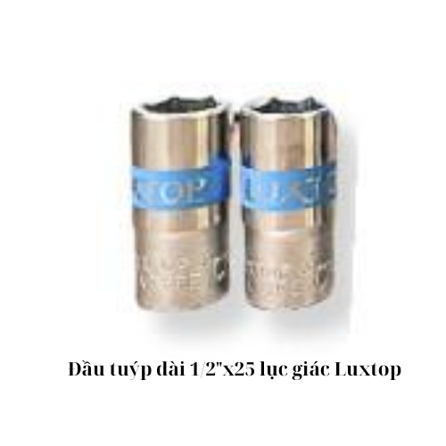 Đầu tuýp dài 1/2"x25 lục giác Luxtop