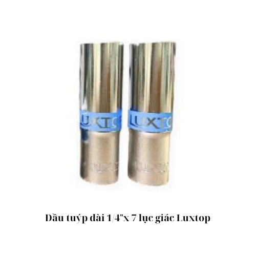 Đầu tuýp dài 1/4"x 7 lục giác Luxtop