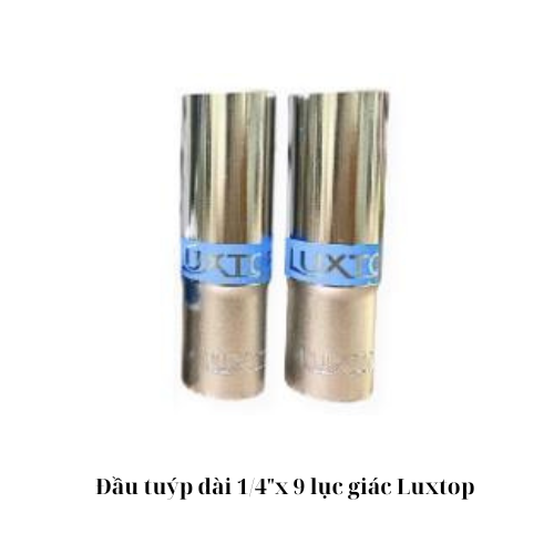 Đầu tuýp dài 1/4"x 9 lục giác Luxtop