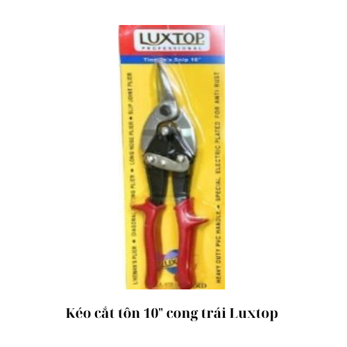 Kéo cắt tôn 10" cong trái Luxtop