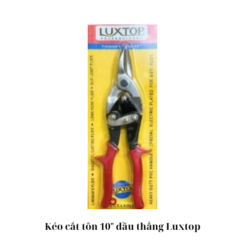 Kéo cắt tôn 10"  đầu thẳng Luxtop