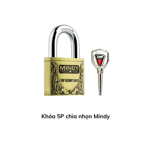 Khóa 5P chìa nhọn Mindy