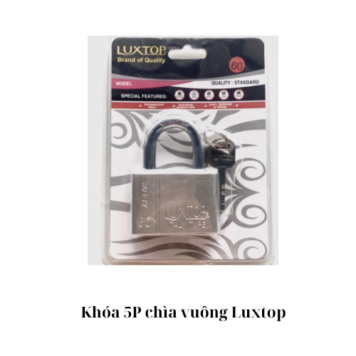 Khóa 5P chìa vuông Luxtop