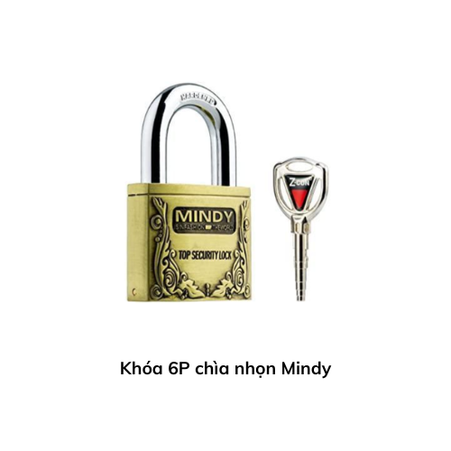 Khóa 6P chìa nhọn Mindy