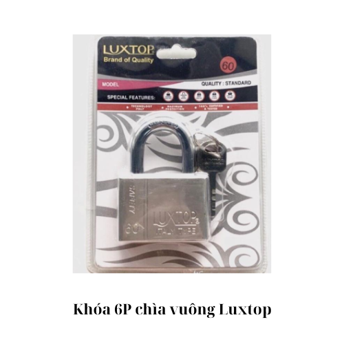 Khóa 6P chìa vuông Luxtop