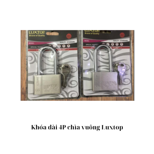 Khóa dài 4P chìa vuông Luxtop