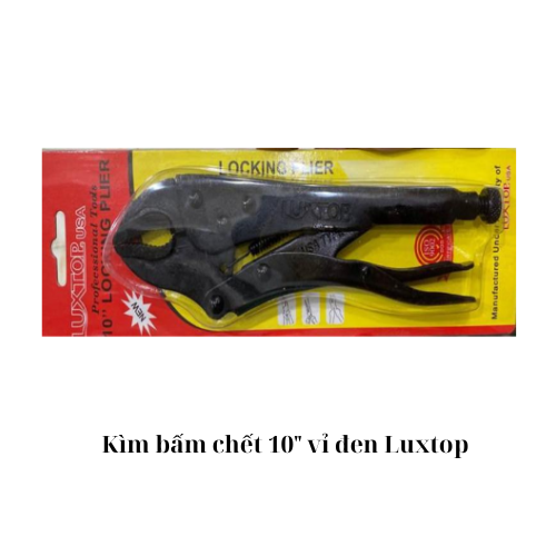 Kìm bấm chết 10" vỉ đen Luxtop