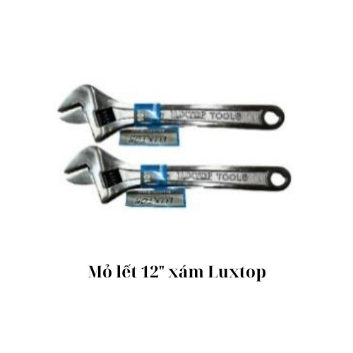 Mỏ lết 12" xám Luxtop