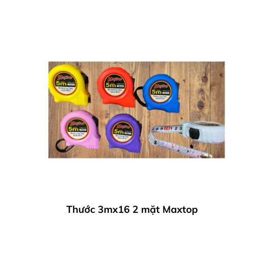 Thước 3mx16 2 mặt Maxtop