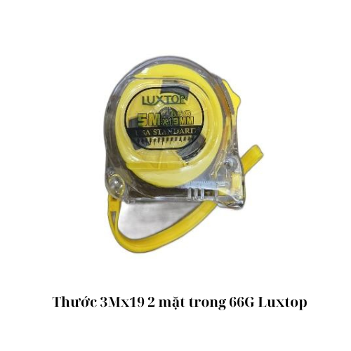 Thước 3Mx19 2 mặt trong 66G Luxtop