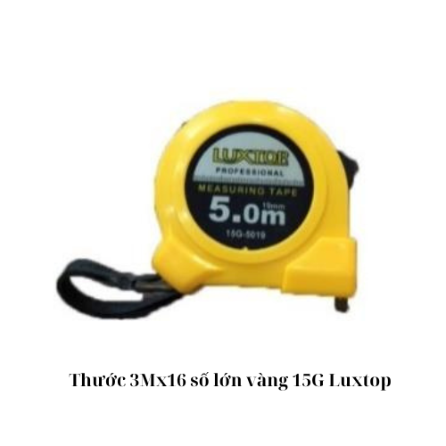 Thước 3Mx16 số lớn vàng 15G Luxtop