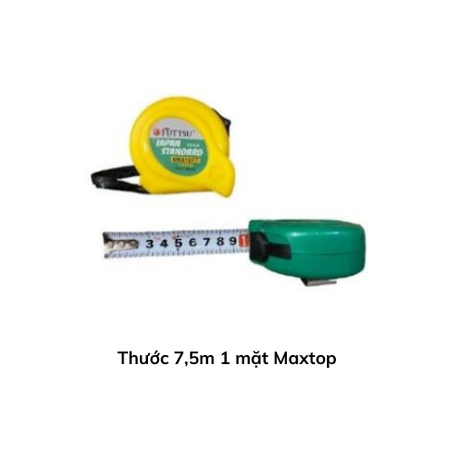 Thước 7,5m 1 mặt Maxtop