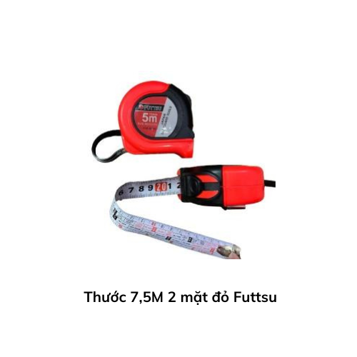 Thước 7,5M 2 mặt đỏ Futtsu