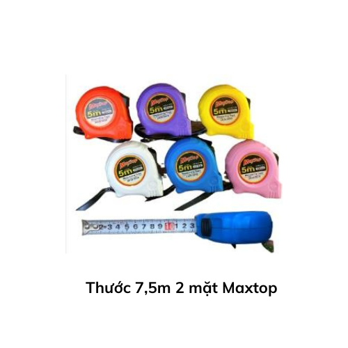 Thước 7,5m 2 mặt Maxtop