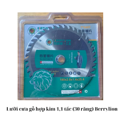 [ANLCGHK1T1BR] Lưỡi cưa gỗ hợp kim 1,1 tấc (30 răng) Berrylion