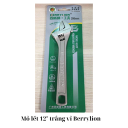 [ANML12TVBR] Mỏ lết 12" trắng vỉ  Berrylion