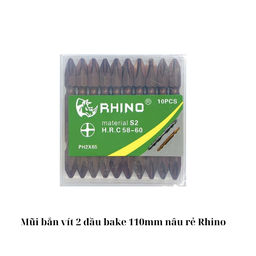 [NKMBV110NRRN] Mũi bắn vít 2 đầu bake 110mm nâu rẻ Rhino