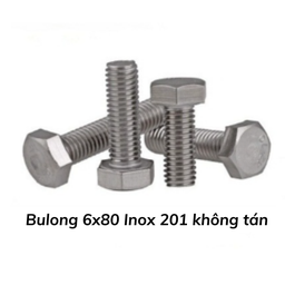 [BL201IN680KT] Bulong 6x80 Inox 201 không tán 