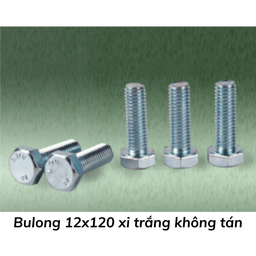 [BL12120KT] Bulong 12x120 xi trắng không tán