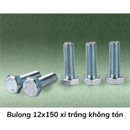 [BL12150KT] Bulong 12x150 xi trắng không tán