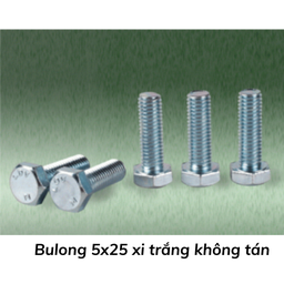 [BL525KT] Bulong 5x25 xi trắng không tán