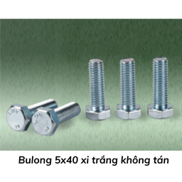 [BL540KT] Bulong 5x40 xi trắng không tán