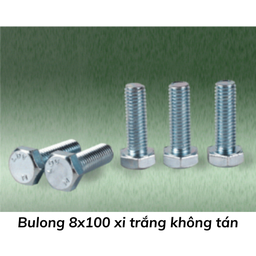 [BL8100KT] Bulong 8x100 xi trắng không tán