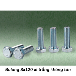 [BL8120KT] Bulong 8x120 xi trắng không tán