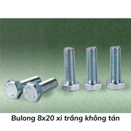 [BL820KT] Bulong 8x20 xi trắng không tán