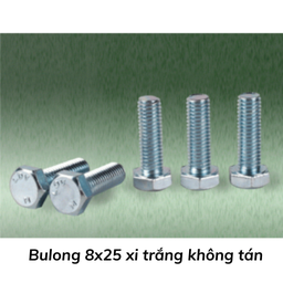 [BL825KT] Bulong 8x25 xi trắng không tán