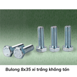 [BL835KT] Bulong 8x35 xi trắng không tán