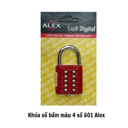 [ALKSBM4S601] Khóa số bấm màu 4 số 601 Alex