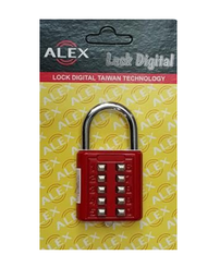 [ALKSBM5S602] Khóa số bấm màu 5 số 602 Alex