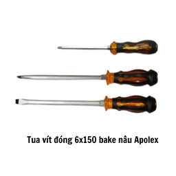 [ALTVD6150BKN] Tua vít đóng 6x150 bake nâu Apolex