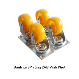 [VPB3PV2VX] Bánh xe 3P vàng 2VB Vĩnh Phát