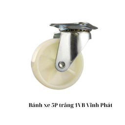 [VPBX5PT1VX] Bánh xe 5P trắng 1VB Vĩnh Phát