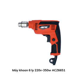 [ACZ6651MK6L] Máy khoan 6 ly 220v-350w ACZ6651