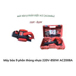 [ACZ008AMB9P] Máy bào 9 phân thùng nhựa 220V-850W ACZ008A