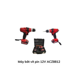 [ACZ8812MBVP] Máy bắt vít pin 12V  ACZ8812